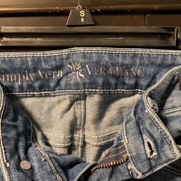 Simply‎ veraVera Wang jeans size 4 cropped/ ankle - Picture 6 of 10